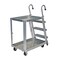 Vestil Aluminum Stock Picker with Steel Ladder, 40 In. x 21-7/8 In. x 50-3/16 In., 660 lb Capacity SPA2-2236 - alternate 2